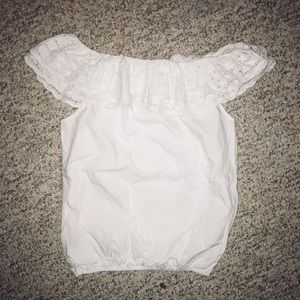 Gaga off the shoulder shirt